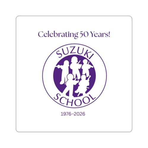 Copy of Suzuki School 50th Anniversary Kiss-Cut Sticker Set — Celebrating 50 Years (UNI)