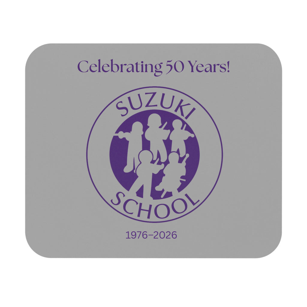 Suzuki School 50th Anniversary Mouse Pad — Celebrating 50 Years