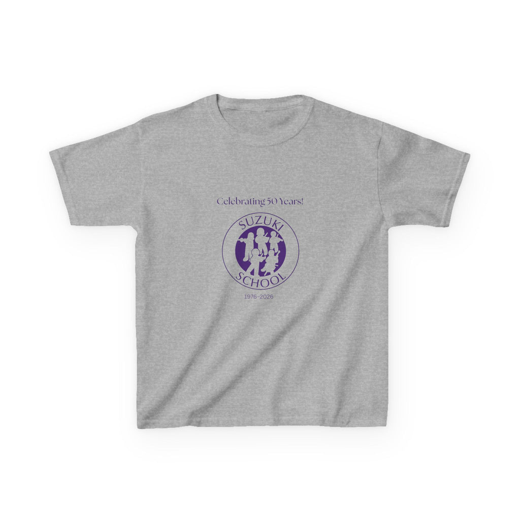 Kids Tee — 'Sizzling School' Retro Purple Dance Club Logo