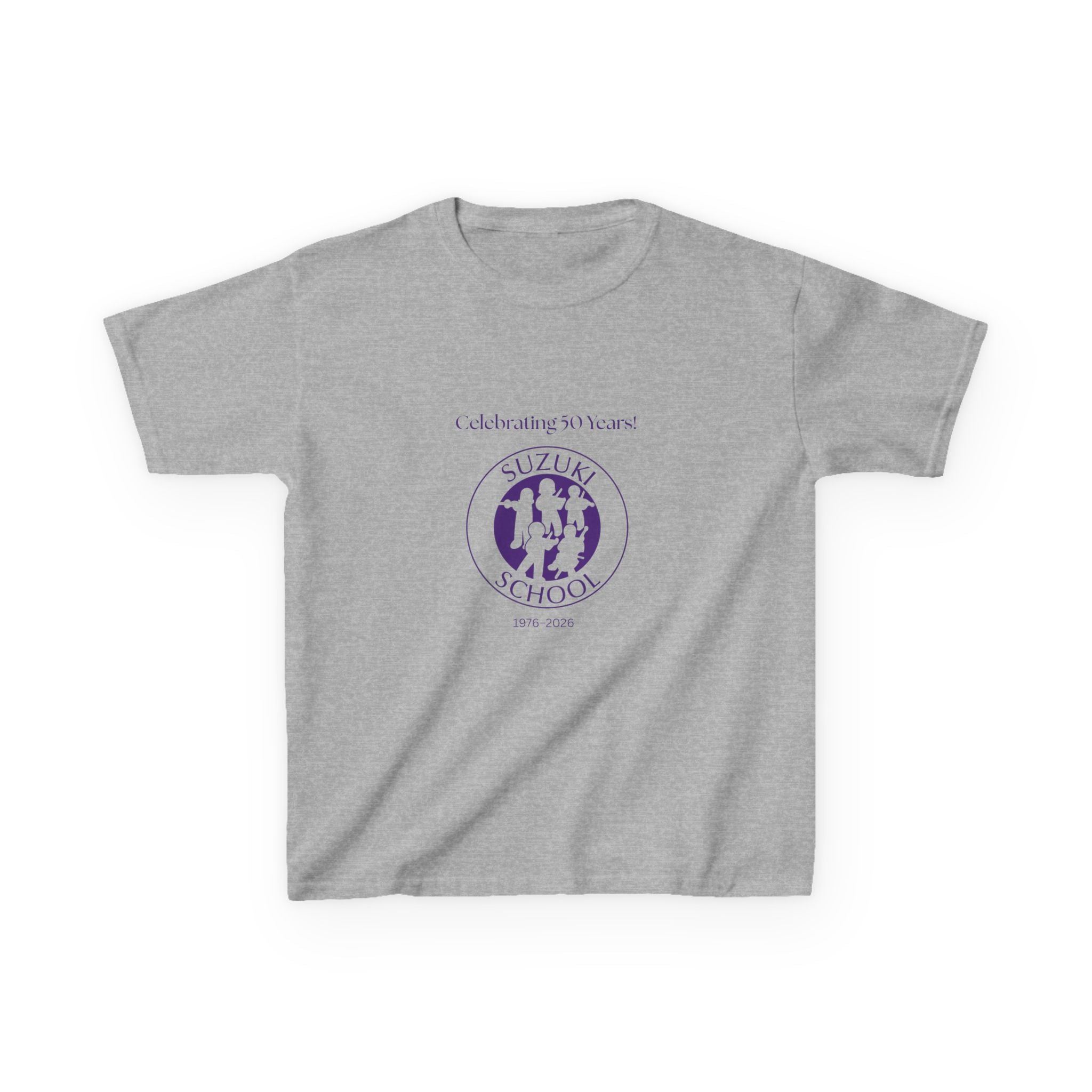 Kids Tee — 'Sizzling School' Retro Purple Dance Club Logo
