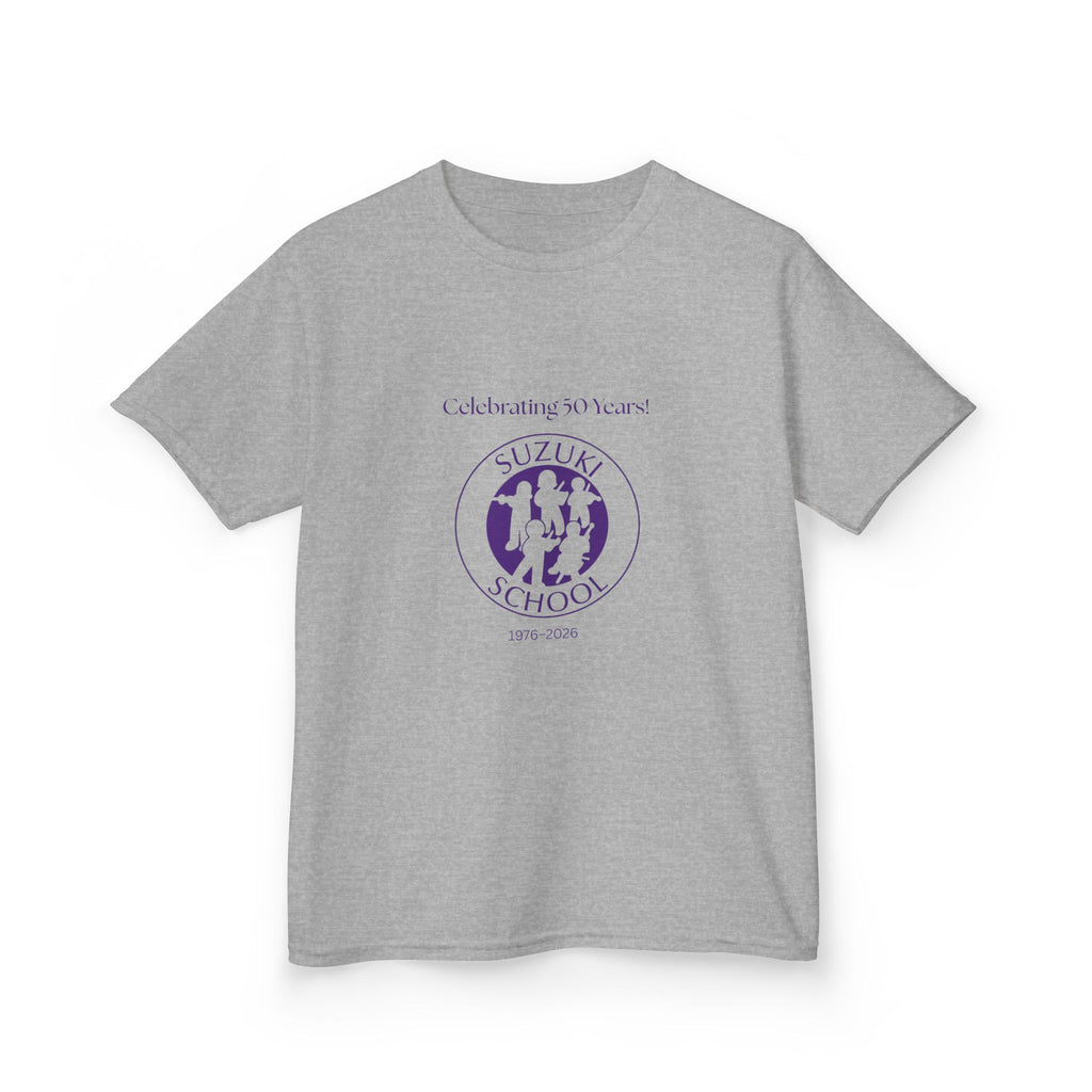 Kids Tee — 'Sizzling School' Retro Purple Dance Club Logo