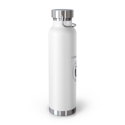 22oz Vacuum Water Bottle — 'Suzuki School Celebrating 50 Years' Insulated Stainless Flask
