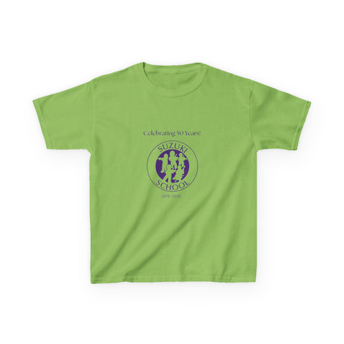Kids Tee — 'Sizzling School' Retro Purple Dance Club Logo