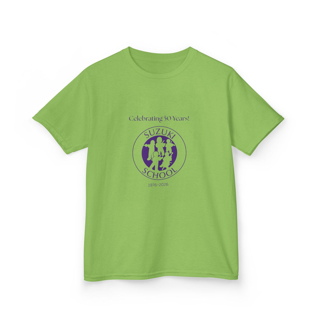 Kids Tee — 'Sizzling School' Retro Purple Dance Club Logo